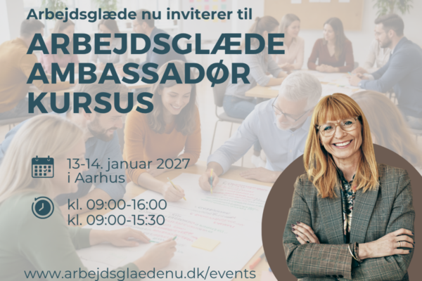 Arbejdsglæde ambassadør kursus - Aarhus januar 2027